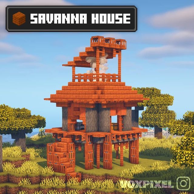 an image of a house made out of wood in the game saunana house