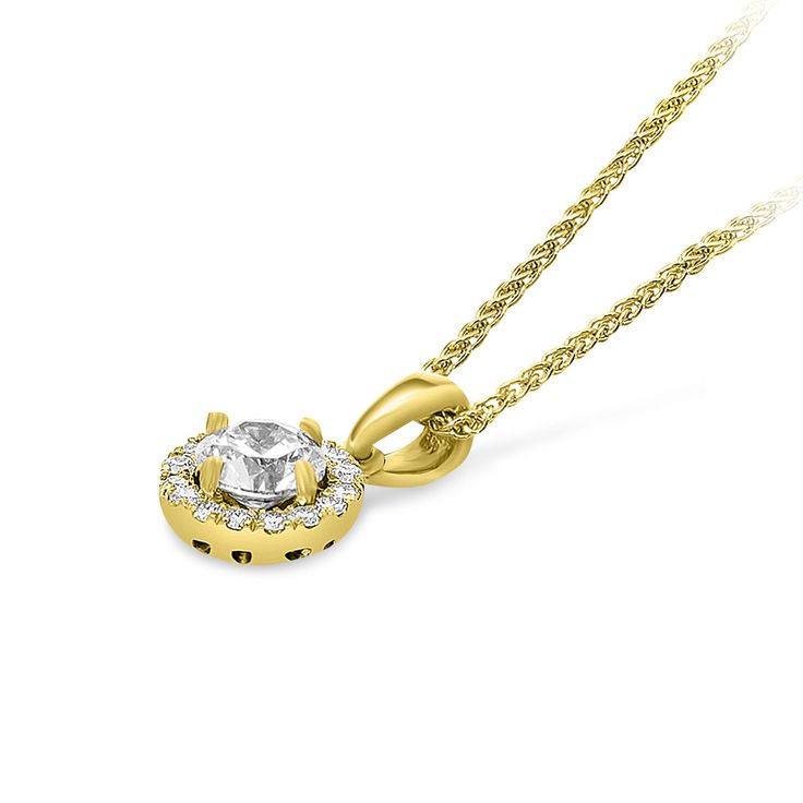 Classic Yellow Gold Diamond Pendant Necklace - .38 Carat – Savransky Private Jeweler Gold Flower Design, Gold Diamond Pendant Necklace, Gold Link Chain, Pave Pendant, Orange Sapphire, Feather Pendant, Diamond Star, Tennis Bracelet Diamond, Diamond Pendant Necklace