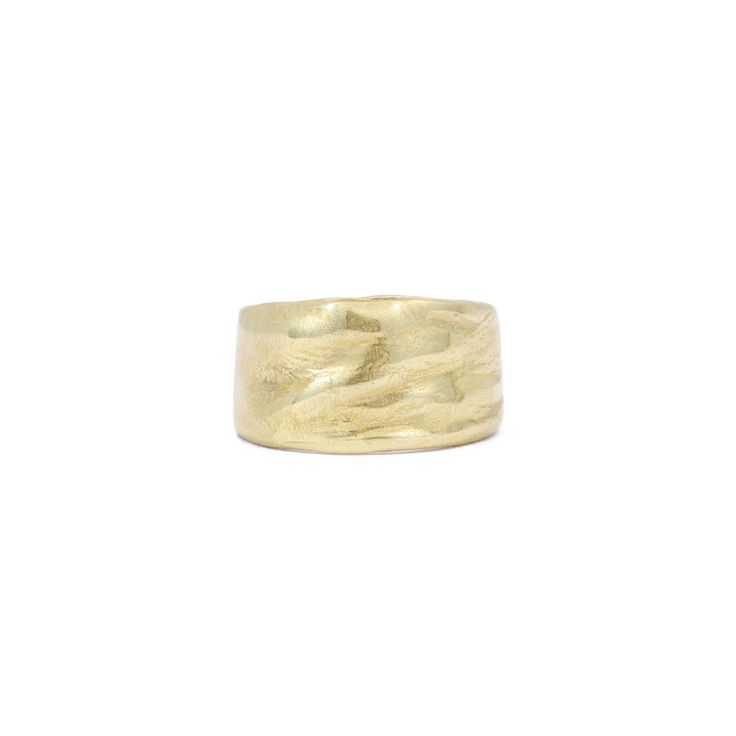 Vita Pinky Ring | Gold 14k Gold Hammered Thick Band Ring, Hammered Yellow Gold 14k Signet Ring, Hammered 14k Yellow Gold Signet Ring, 14k Gold Open Ring With Lost Wax Casting, Yellow Gold Brass Rings With Thick Band, Hand Cast Yellow Gold Rings In Recycled Gold, 14k Gold Hammered Wide Band Ring, Hammered Yellow Gold Wide Band Open Ring, Hammered Yellow Gold Wide Open Band Ring