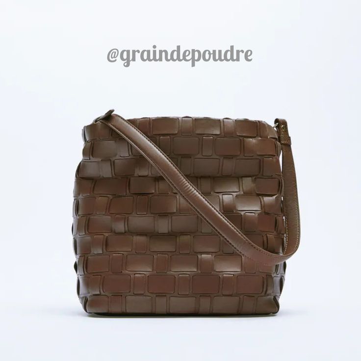 Leather Tote Bag With Woven Exterior. Lined Interior With Pocket. Adjustable Crossbody Strap. Drawstring Closure. Brand New With Tags! Comes From A Smoke-Free Home. Brand: Zara. Genuine Leather. Height: 9.8”. Length: 9.6”. Depth: 6.2”. Strap Drop: 9.5”. Brown Intrecciato Weave Office Bag, Chic Brown Bucket Bag With Intrecciato Weave, Brown Office Bags With Intrecciato Weave, Brown Woven Leather Shoulder Bag For Office, Elegant Brown Bucket Bag With Intrecciato Weave, Brown Square Bags With Intrecciato Weave, Chic Brown Bag With Intrecciato Weave, Chic Brown Bags With Intrecciato Weave, Zara Brown Leather Bag