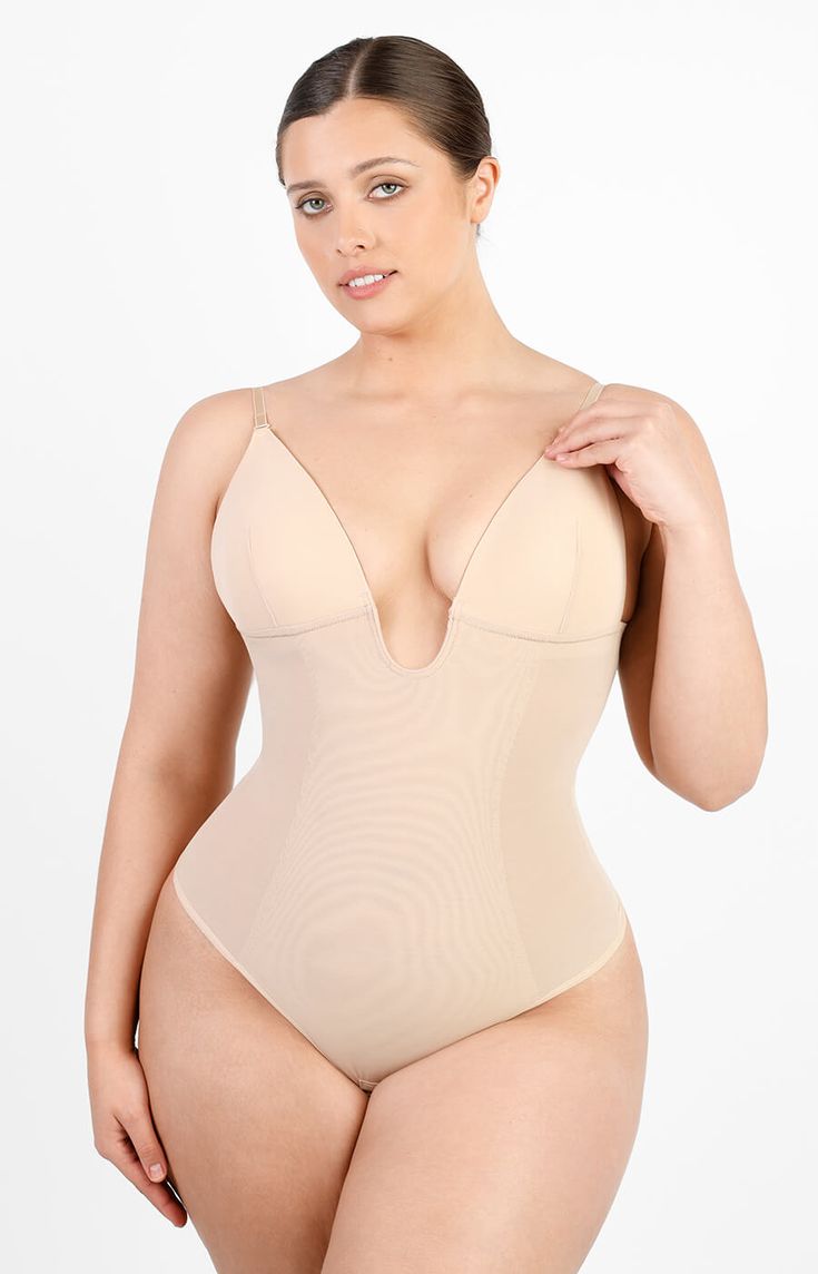 Look sexier with thong shapewear by Shapellx! AirSlim® Backless Underwire Thong Shapewear is perfect for all your outfits, especially bodycon dress and bandage dress. Go for thong body shaper and keep curved always! Elegant Backless Shapewear With Built-in Bra, Seamless Shaping Shapewear With Low Back, Seamless Low Back Shaping Shapewear, Low Back Seamless Shaping Shapewear, Shaping Shapewear With Built-in Bra And Low Back, Shaping Backless Bodysuit With Built-in Bra, Seamless Second-skin Backless Shapewear, Seamless Stretch Shapewear With Low Back, Seamless Fitted Backless Bodysuit