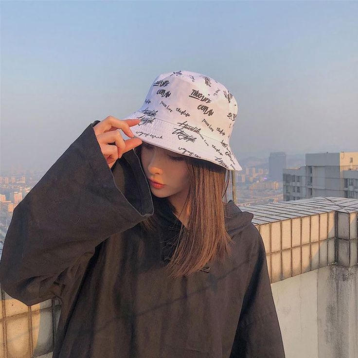 Material: Cotton Department Name: Adult Gender: Unisex Top Type: Flat Pattern Type: Letter Item Type: Bucket Hats Style: Casual Generation Aesthetic, Mens Panama Hat, Fishing Hats For Men, Mermaid Gifs, Clothing Grunge, Bucket Hat Fashion, Style Bucket Hat, Bucket Hat Style, Aesthetic Clothing Stores