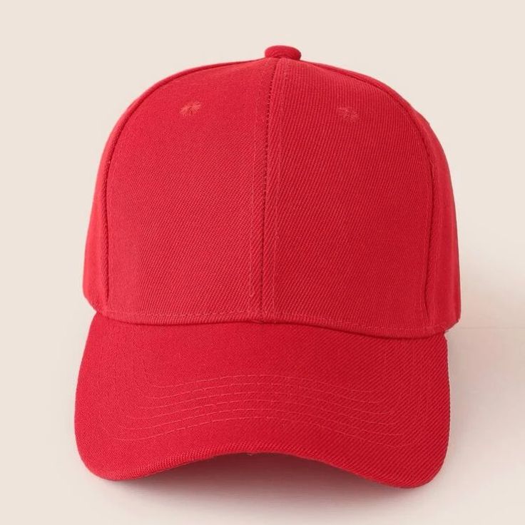 Solid Red Baseball Cap Mens Hat Brand New Never Been Worn Have Two Hats Bright Red Color Red Baseball Cap, Mens Hat, Reds Baseball, Cap Mens, Hat Men, Red Cap, Baseball Caps Mens, Solid Red, Red Hat