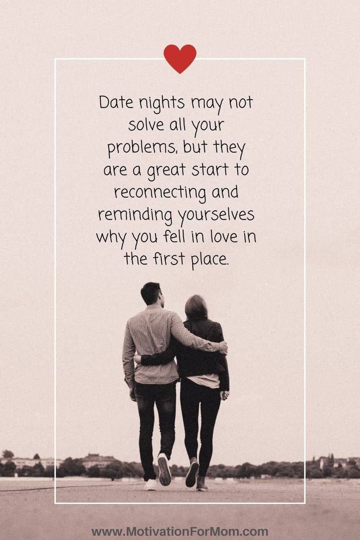 two people walking down the street with a quote on it that says, date nights may not solve all your problems but they are great start