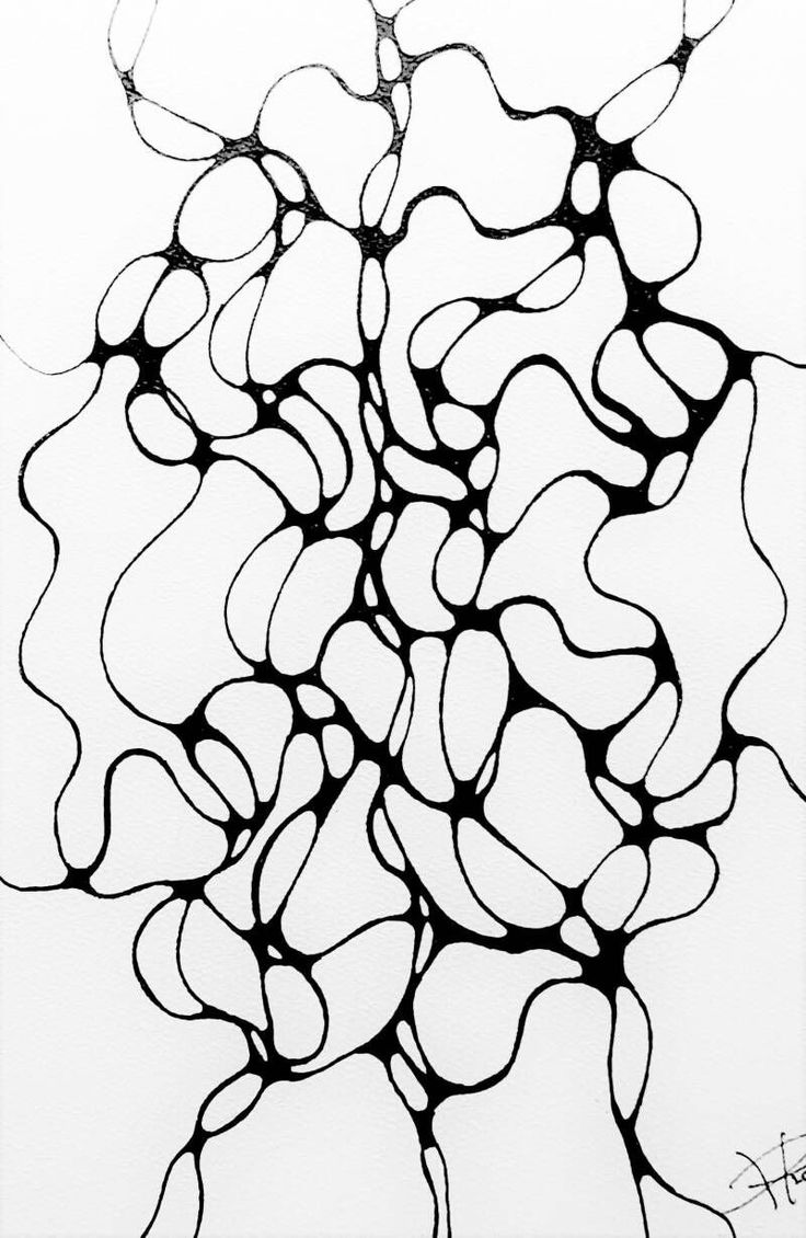 a black and white drawing of a tree branch