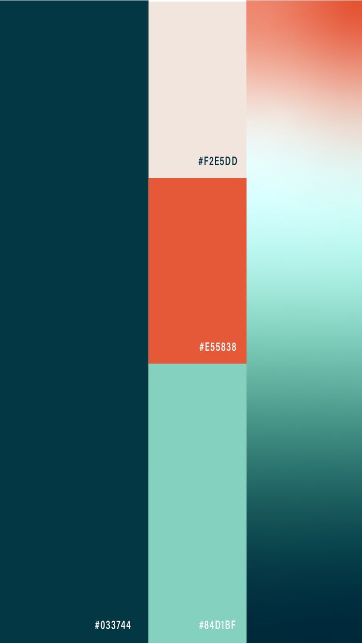 an image of the color palettes used in this project