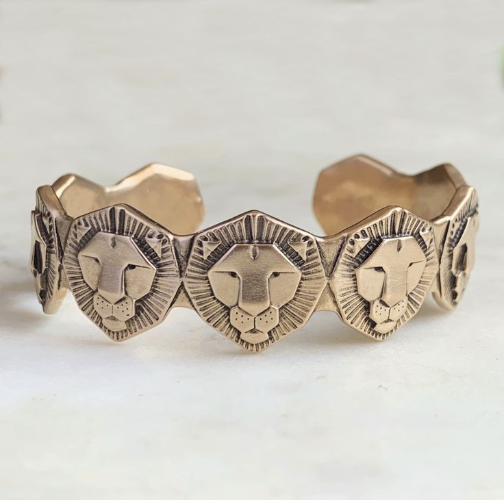 LION CUFF BRACELET - MIMOSA Handcrafted Jewelry Silver Market, Lion Earrings, Lion Bracelet, Lion Gifts, Lion Jewelry, Lion Pendant, King Of The Jungle, New Bracelet, South Louisiana