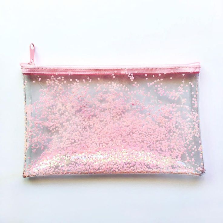 Stars Confetti Pouch Pink Zipper Pouch Organizer For School, Pink Zipper Pouch Pencil Case For Organization, Pink Pencil Case With Zipper Pouch For Organization, Pink Zipper Pouch Organizer For Daily Use, Pink Zipper Pouch Stationery For Organization, Trendy Pink Pencil Case For Organization, Trendy Pink Stationery With Zipper Pouch, Trendy Pink Stationery For Daily Use, Rectangular Pink Pouch For Organization