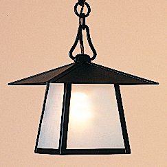 a light hanging from a chain on a wall with the words, how do you know what this lantern is?