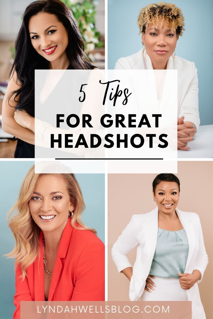 the top 5 tips for great headshots