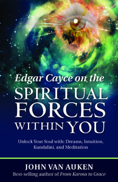 the cover of edgar caye on the spirital forces within you by john van aken