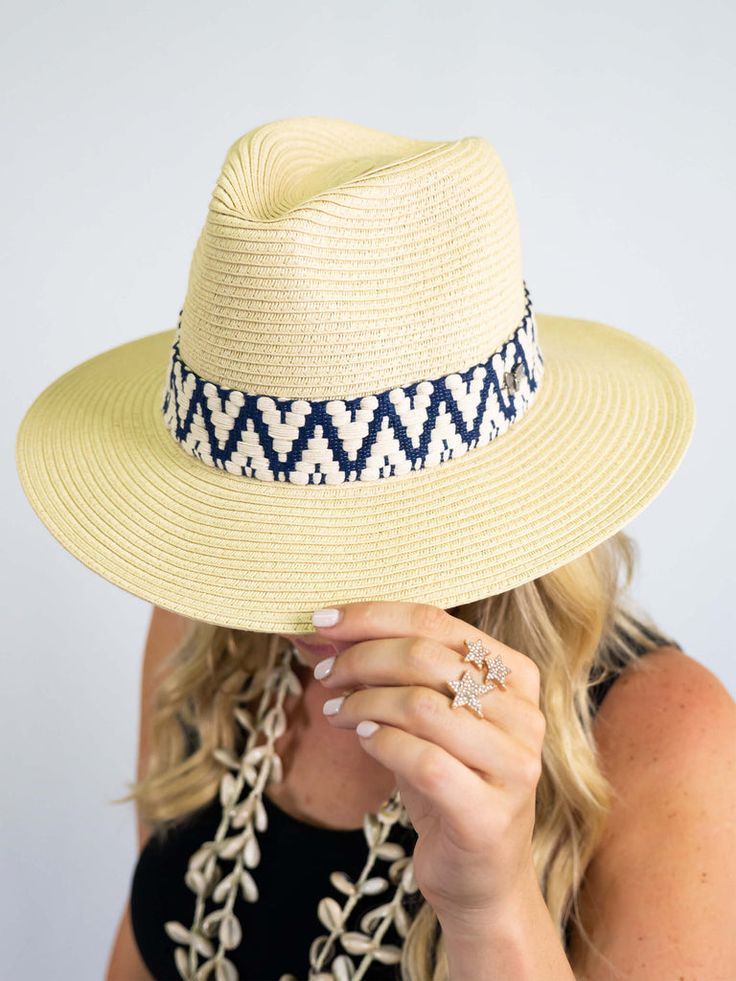 Kynthos Raffia Fedora Boho Trim Adjustable White Fedora Straw Hat, White Toquilla Straw Hat Band For Beach, Adjustable White Straw Fedora, White Beach Fedora With Short Brim, White Fedora For Beach With Short Brim, White Wide Brim Fedora For Beach, White Summer Hat Band For Travel, White Beach Hat For Travel, Summer Travel Sun Hat Made Of Toquilla Straw