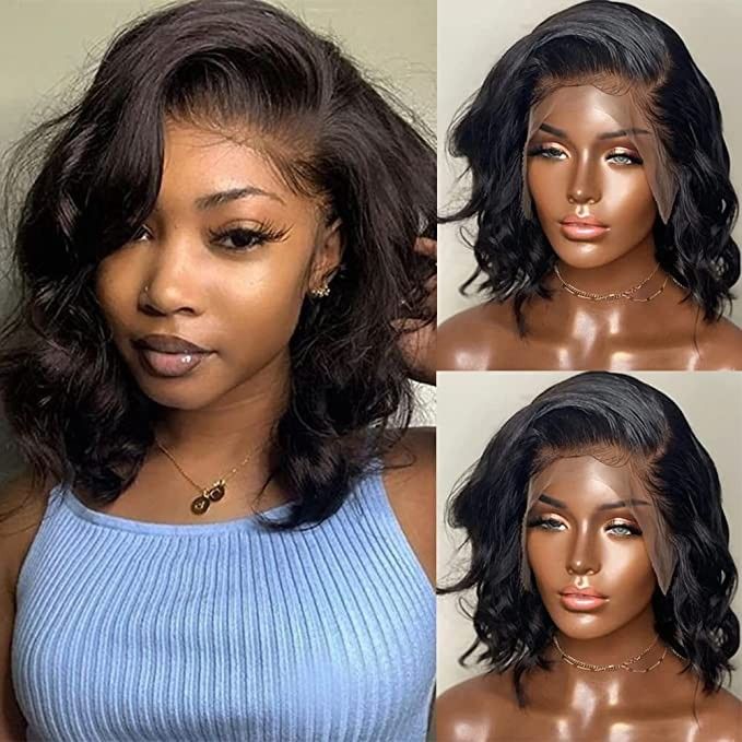 https://amzn.to/3UZHuYX Kort Bob, Brazilian Loose Wave, Sew In Hairstyles, Bob Lace Front Wigs, Brazilian Remy Hair, Short Waves, Human Virgin Hair, Wigs Human Hair, Body Wave Wig