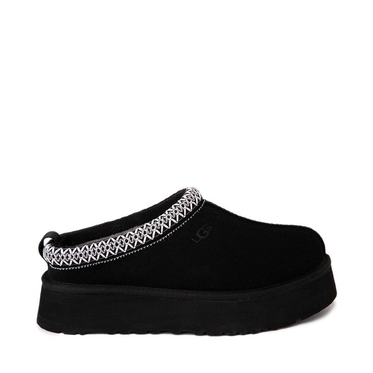 Low Top Uggs, Ugg Tazz Platform, Ugg Platform Slippers, Black Ugg Slippers, Cute Uggs, Ugg Tazz, Womens Ugg, Ugg Store, Black Uggs