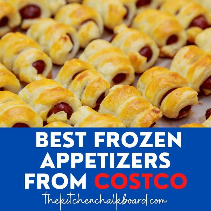 the best frozen appetizers from costco are made with crescent rolls and hot dogs