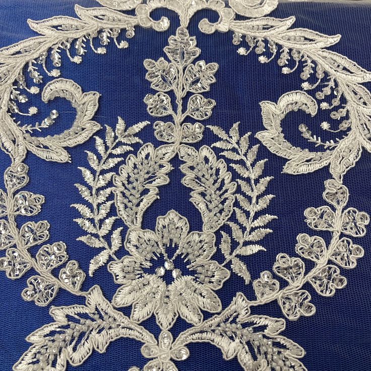 Handmade, high quality Beaded & Corded Bridal Lace Fabric Embroidered on 100% Polyester Net Mesh. Beautiful on wedding dresses, evening gowns, dance costumes, and more. Content: 100% Polyester / Minimum Order: 1 Yard / Size: Approximately 51" Wide / Ships Within 24 Business Hours. This product comes in 2 different colors. Beaded Couture, Corded Lace Fabric, For Wedding Dresses, Beaded Lace Fabric, Bridal Lace Fabric, Next Dresses, Quinceanera Dress, Corded Lace, Next Clothes