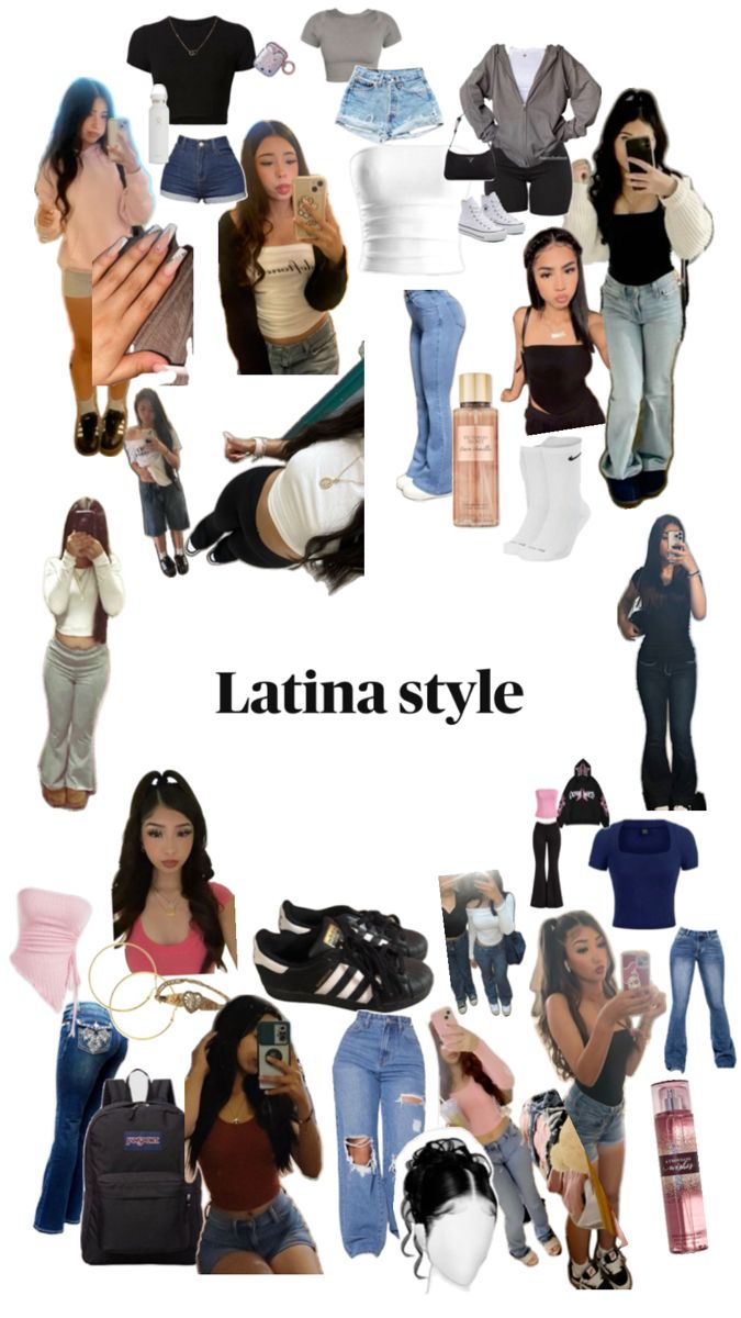 Latina Flannel Outfits Ideas, Outfits For Latinas Style, Latina Outfit Aesthetic, Outfits Ideas Latina, Latina Sweatpants Outfit, Comfy Latina Outfits, Latina Username Ideas, Rich Latina Aesthetic, Black Crop Top Outfit Baddie