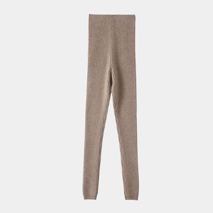 Women's Cashmere Leggings | Fitted Pants. These limited edition, professionally knitted cozy leggings are made with 100% 2-ply cashmere knit. Available in 4 classic goes-with-everything colors. Very soft and warm. Professionally knitted. Full coverage, mid-calf to ankle length. Yarn Composition:100% cashmere. Care: Hand wash/soak with mild detergent. Lay flat to dry, away from direct sunlight. A sample of Eucalan Wool/Cashmere Wash will be included with your order (while supplies last). SIZING: Winter Stretch Soft Knit Bottoms, Versatile Full-length Winter Bottoms, Cozy Cashmere Bottoms For Winter, Elegant Knit Bottoms For Winter, Versatile Winter Loungewear Bottoms, Versatile Full-length Winter Pants, Cozy Full-length Fall Leggings, Cozy Cashmere Bottoms For Fall, Cozy Solid Leggings For Fall