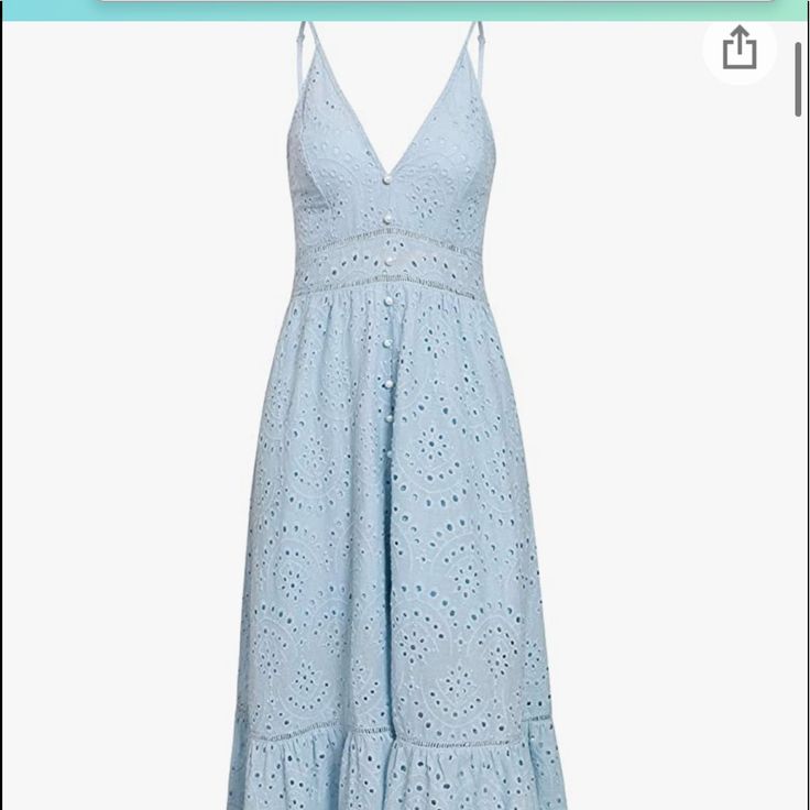 Beautiful Light Blue Maxi Sundress. New With Tags. Bought For Trip We Were Unable To Take. White Princess Dress, Blue Boho Dress, Blue Sundress, Flowy Summer Dresses, Boho Midi Dress, Yellow Midi Dress, Spaghetti Strap Maxi Dress, Women Formals, Formal Dresses For Women