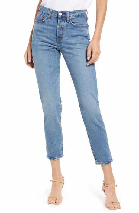 Re/Done '90s High Waist Loose Jeans | Nordstrom Light Wash Mom Fit Jeans For Fall, Fall Light Wash Mom Fit Jeans, Light Wash Mom Fit Cropped Jeans For Fall, Chic Medium Wash Straight Jeans, Chic Straight Medium Wash Jeans, Mid-rise Mom Fit Cropped Jeans, Light Wash Mid-rise Mom Jeans, Medium Wash Mom Fit Mid-rise Cropped Jeans, Fitted Cropped Jeans With Tapered Leg In Medium Wash