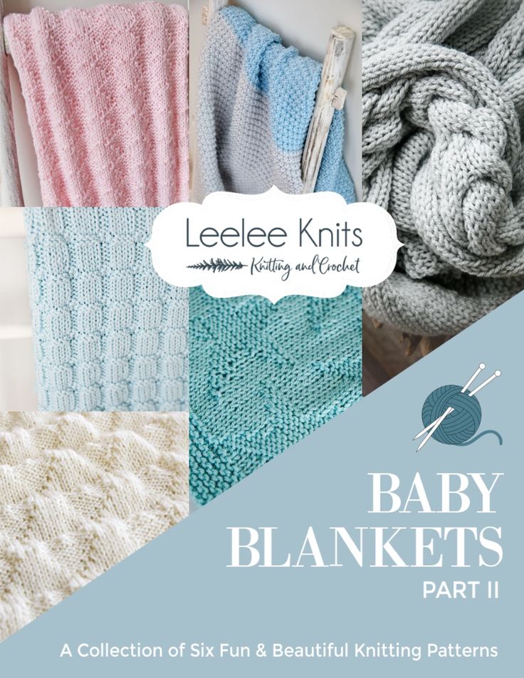 the knitting book baby blankets part ii by leeeee knits and crochet