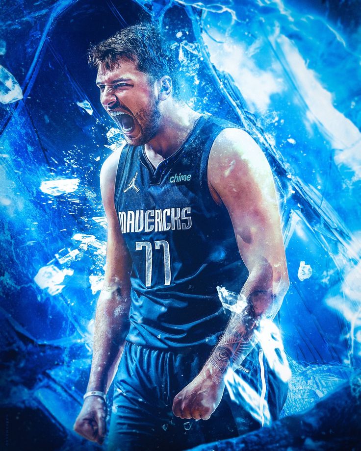 Luka Doncic Wallpaper, Football Ronaldo, Basketball Background, Messi Soccer, Ronaldo Messi, Iptv Subscription, Luka Doncic, Cold Blooded, Sport Poster Design