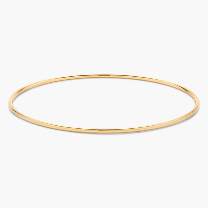 Demi Bangle Bracelet – Brook & York Minimalist Gold-tone Bracelets For Formal Occasions, Minimalist Gold-tone Chain Bracelet, Classic Gold-tone Bangle For Everyday, Minimalist Gold-tone Bangle Bracelets, Minimalist Gold-tone Bangle Bracelet, Minimalist Yellow Gold Hoop Bracelet, Minimalist Gold Hoop Bracelet, Elegant Hoop Cuff Bracelet For Everyday, Chic Gold-tone Bangle Bracelet