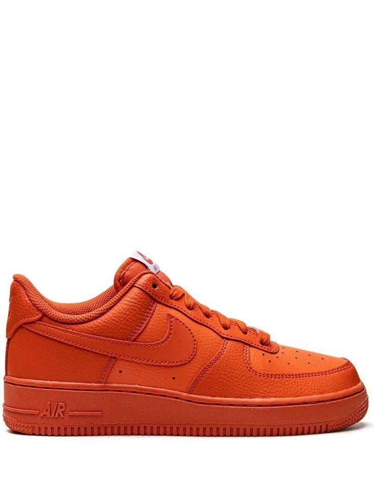 Nike Air Force 1 '07 "Triple Orange" Sneakers - Farfetch Nike Sports Sneakers With Embossed Logo, Nike Custom Sneakers With Embossed Logo For Streetwear, Nike Sneakers With Embossed Logo For Sports, Custom Nike Sneakers With Embossed Logo For Streetwear, Nike High-top Sneakers With Embossed Logo, Nike Low-top Sneakers With Embossed Logo, Nike Lace-up Sneakers With Embossed Logo, Nike Sneakers With Embossed Logo For Streetwear, Red Low-top Sneakers With Embossed Logo