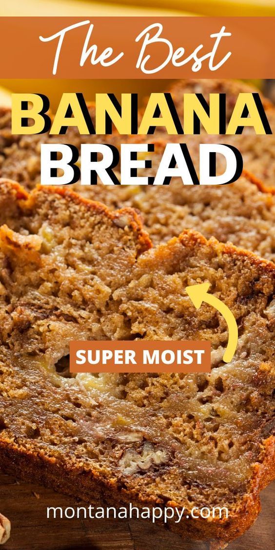 the best banana bread recipe is super moist and easy to make with only 3 ingredients