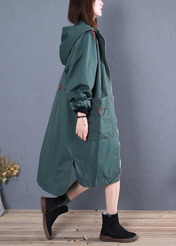 women oversized maxi coat fall green side open hooded CoatsThis dress is made of cotton or linen fabric, soft and breathy. Flattering cut. Makes you look slimmer and matches easlily. Materials used: cotton blendedMeasurement:Size S/US-2/EUR-34 length front 93cm / 36.27"length back 100cm / 39"bust 124cm / 48.36"Sleeve l Modern Wizard, Chic Winter Coat, Elegant Fashion Outfits, Fall Green, Woolen Clothes, Open Coat, Loose Coat, Green Side, Winter Trench Coat