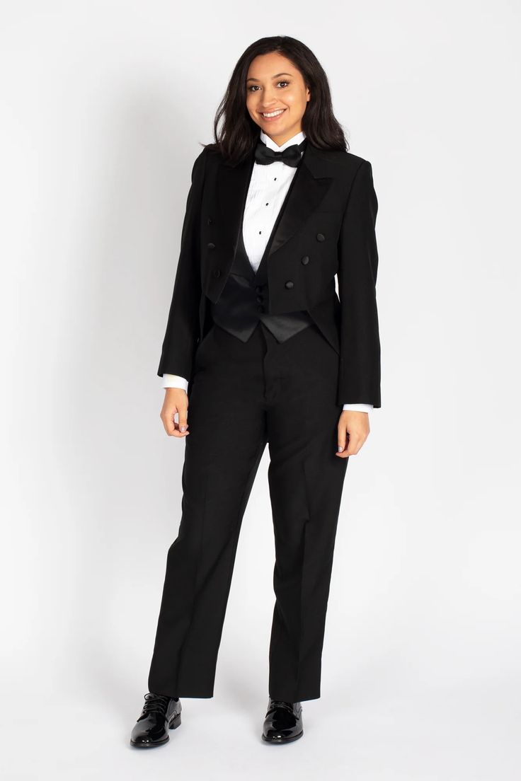 Unisex Peak Lapel Tailcoat- Wool (Coat Only) – Friar Tux Uniforms Tail Coat Women, Tailcoat Tuxedo, Tail Coat, Skirt Collection, Tuxedo Women, Sweeney Todd, Tuxedo Pants, Women Ties, Black Tuxedo