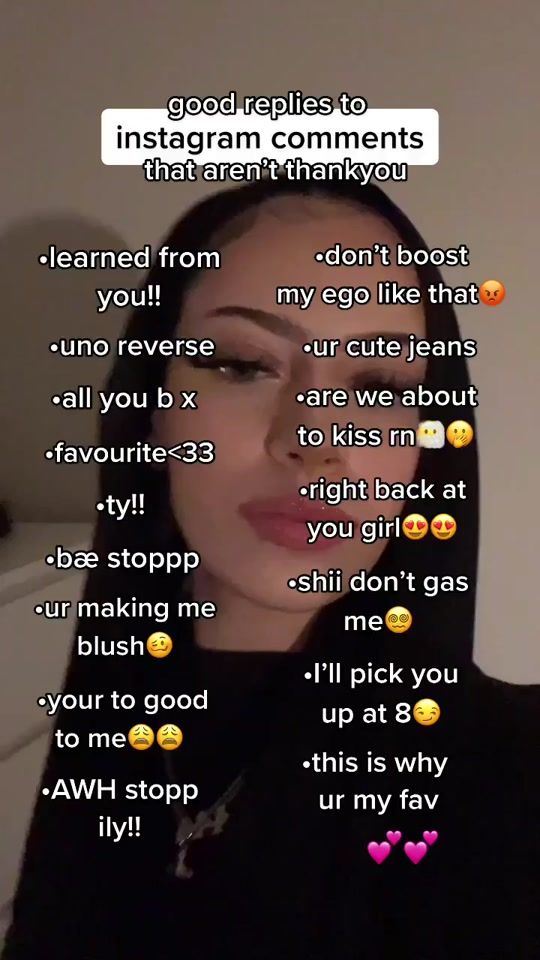 a woman with emoticions on her face and the caption reads, good news to instagram comments that aren't thank you