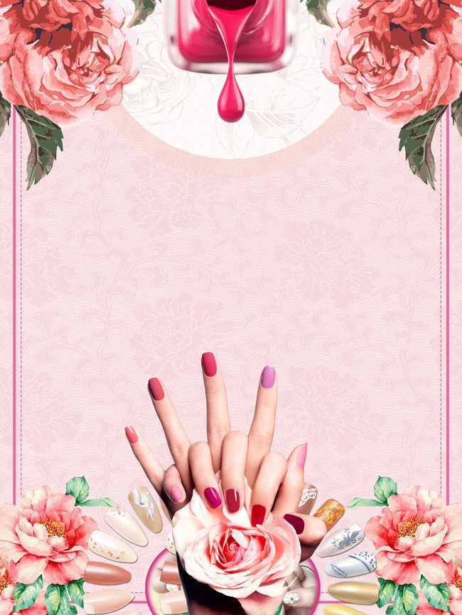 Desain Salon Kuku, Polish Poster, Home Nail Salon, Nail Salon Decor, Nail Salon Design, Nail Logo, Beauty Background, Nail Pictures, Diy Summer