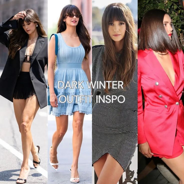 Explore how Dua Lipa fits the Dark Winter color season, aligning her features with bold, cool tones. Enhance your style with expert analysis. Vanessa Hudgens Color Palette, True Winter Celebrities, Dark Winter Celebrities, Deep Winter Celebrities, Persona Profile, Winter Color Season, Dark Winter Color Palette, Color Season Analysis, Structure Clothing