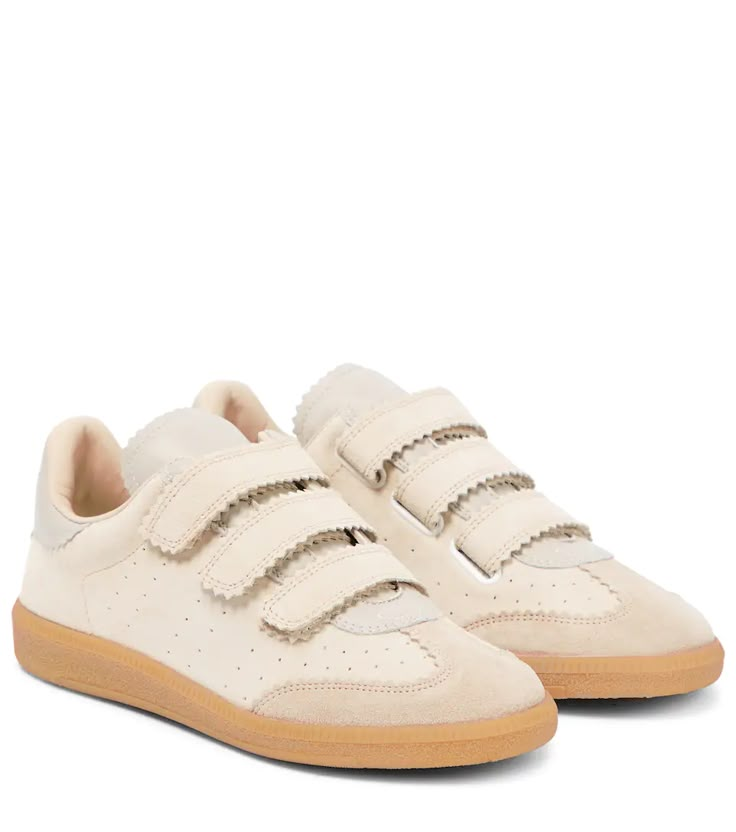 Isabel Marant - Beth suede sneakers | Mytheresa Isabel Marant Sneakers, Isabel Marant Shoes, Monsieur Madame, Velcro Sneakers, Brown Sneakers, Latest Sneakers, Suede Wedges, Adidas Samba Sneakers, Wedge Sneakers