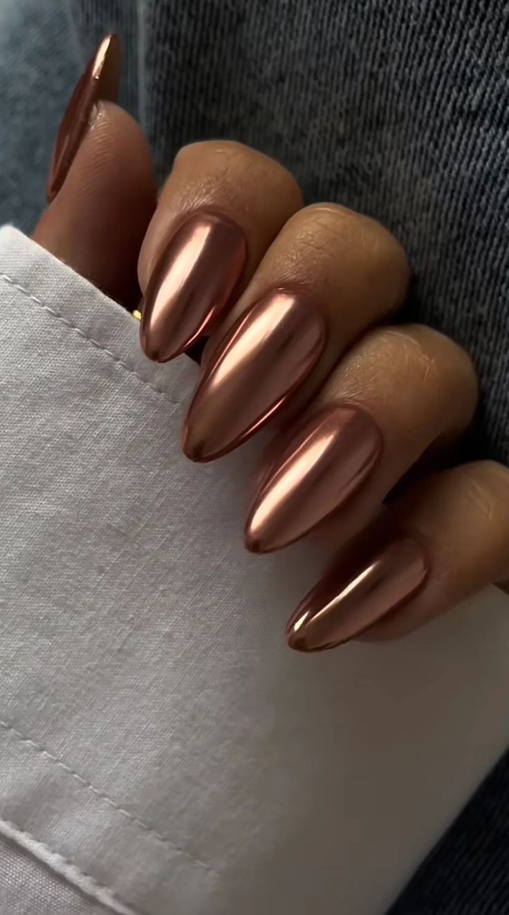 15 chic minimalist fall nail ideas and winter nail designs you don't want to miss! I'm definitely getting #6 tomorrow - I just can't help myself! Too cute! autumn nail ideas | September nails October nails winter nail trends #nails #fallnails #winternails #manicure #minimalist Fall Nail Color Ideas 2023, Thanks Giving Nails Color, Fall Nails 2023 Trends Dip, Fallnails Autumn 2023, Nails October 2023, Rust Chrome Nails, Fall Nails Nail Art, October Nails 2023, Gel Nail Designs For Fall Autumn