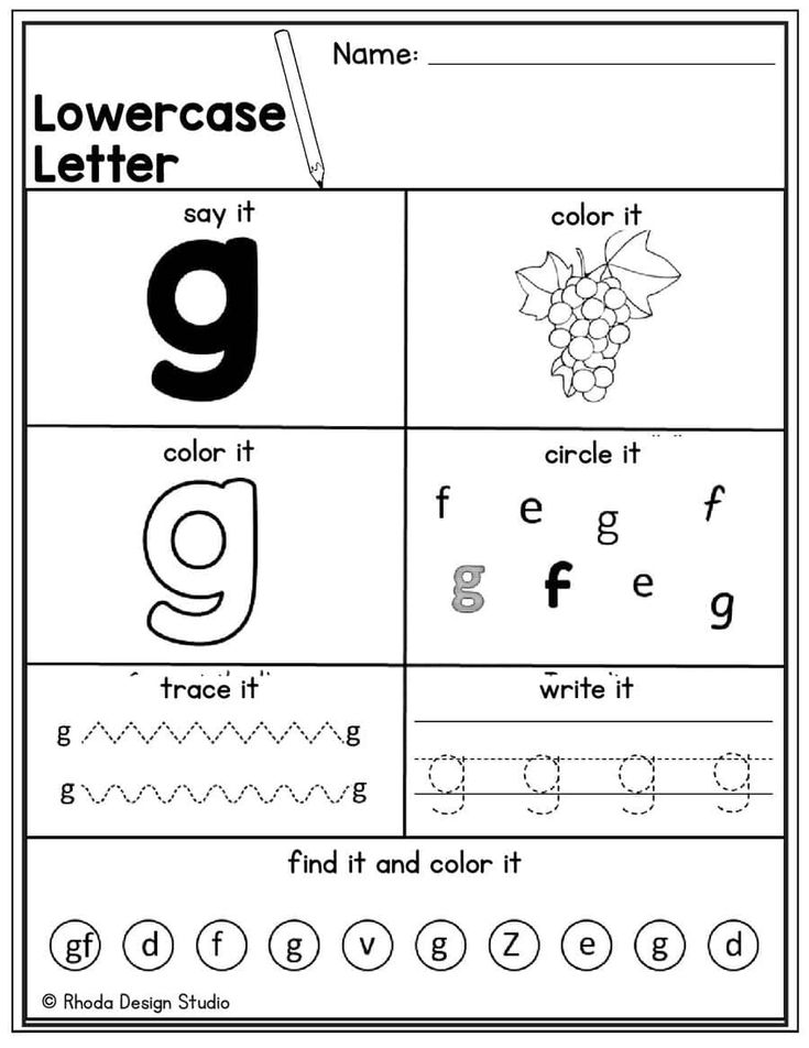 the letter g worksheet for preschool to learn how to write and draw letters