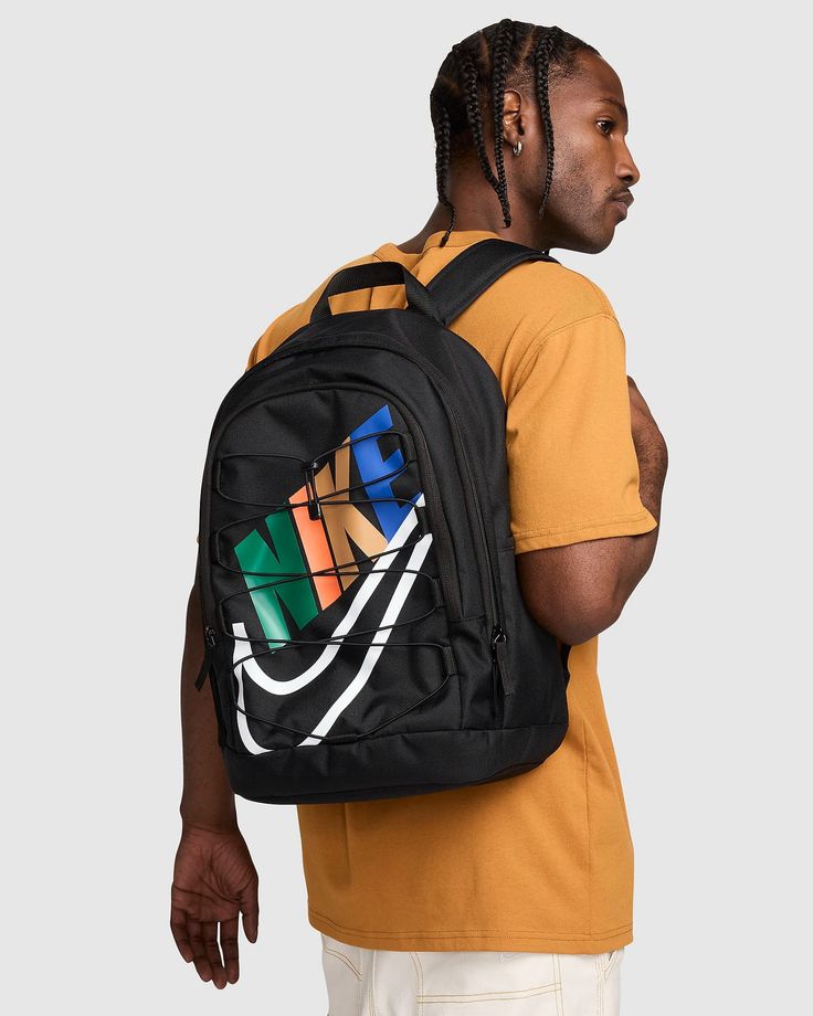 Nike Hayward Backpack (26L). Nike.com Nike Hayward Backpack, Best Backpacks For School, Chest Strap, Presents For Kids, Cool Backpacks, Black White Fashion, School Backpacks, Black Backpack, Laptop Sleeve