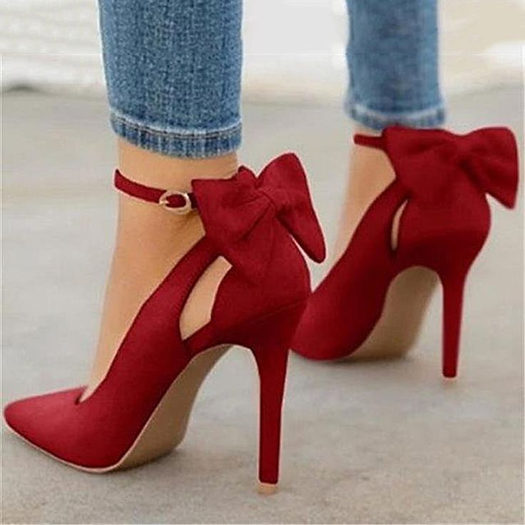 Category:Heels; Upper Materials:Faux Leather; Embellishment:Bowknot; Season:Spring,Fall; Heel Type:High Heel,Ankle Strap Heel; Gender:Women's; Toe Shape:Pointed Toe; Style:Sweet,Elegant; Heel Height(inch):3-4; Occasion:Party,Daily; Closure Type:Ankle Strap; Pattern:Solid Color,Solid Colored; Listing Date:07/16/2024; Production mode:Self-produce; Foot Length:; Foot Width:; Size chart date source:Provided by Supplier.; US Size:null; UK Size:14.5; EU Size:50 Bowknot Shoes, Light Blue Shoes, High Heels Classy, Basic Heels, Pastel Outfit, Heels Classy, Point Shoes, Buckled Heels, Pointed Toe Heels