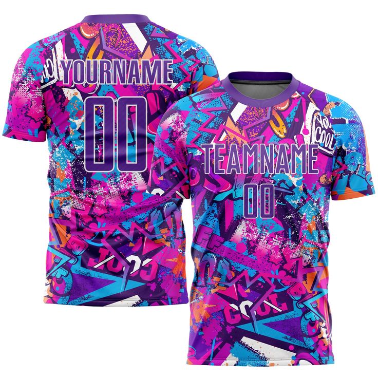 Order the jersey with special name & number you want from our shop, making a vibrant look on the field or daily life! Features: 1. Material: Made from 100% polyester wicking knit with 95% polyester / 5% spandex wicking pinhole mesh 2. Jerseys with sublimation printed name and numbers 3. Moisture-wicking fabric has spongy handle, good draping property and elasticity as well as good dimensional stability and wrinkle-resistance 4. Breathable & Quick-Drying 5. Athletic Cut & Exquisite stitching not Sports Team Jersey In Multicolor, Customizable White Sporty Sublimation Design, Multicolor Sporty Jersey For Sports Events, White Graphic Print Jersey For Sports Events, Multicolor Sublimation Sports Shirt With Moisture-wicking, Multicolor Team Jersey For Sports Events, Pink Sports Jersey With Sublimation Print, Pink Jersey With Sublimation Print For Sports Season, Sports Jersey With All Over Sublimation Print