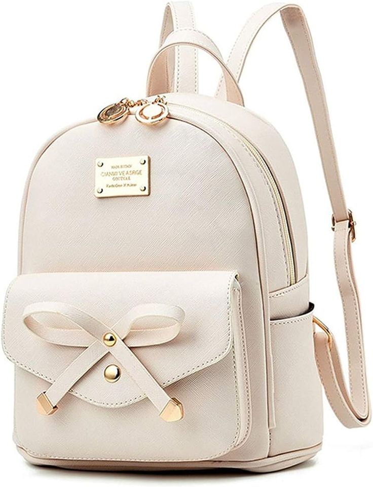 I IHAYNER Women Backpack Mini Backpacks Girls Bowknot PU Leather Backpack Purse Cute Shoulder Bags Backpack for Ladies Small Rucksack Teenagers : Amazon.co.uk: Fashion Cute Leather Backpacks, Tas Chanel, Purse For Teens, Small Backpack Purse, Small Leather Backpack, Tas Mini, Mini Leather Backpack, Cute Mini Backpacks, Mini Backpack Purse