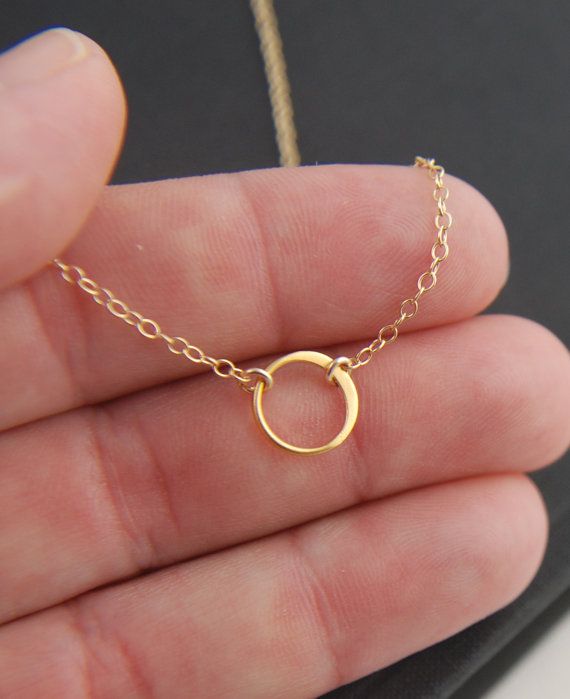 Tiny gold circle link and gold filled necklace by jersey608jewelry, $22.00 Gold Circle Charm Necklace In Sterling Silver, Tiny Gold-plated Minimalist Jewelry, Tiny Minimalist Gold Plated Jewelry, Simple 14k Rose Gold Filled Jewelry, Simple Rose Gold 14k Gold-filled Jewelry, Gold Circle Minimalist Charm Necklace, Minimalist Circle Charm Gold Necklace, Minimalist Gold Circle Charm Necklace, Tiny 14k Gold Round Jewelry