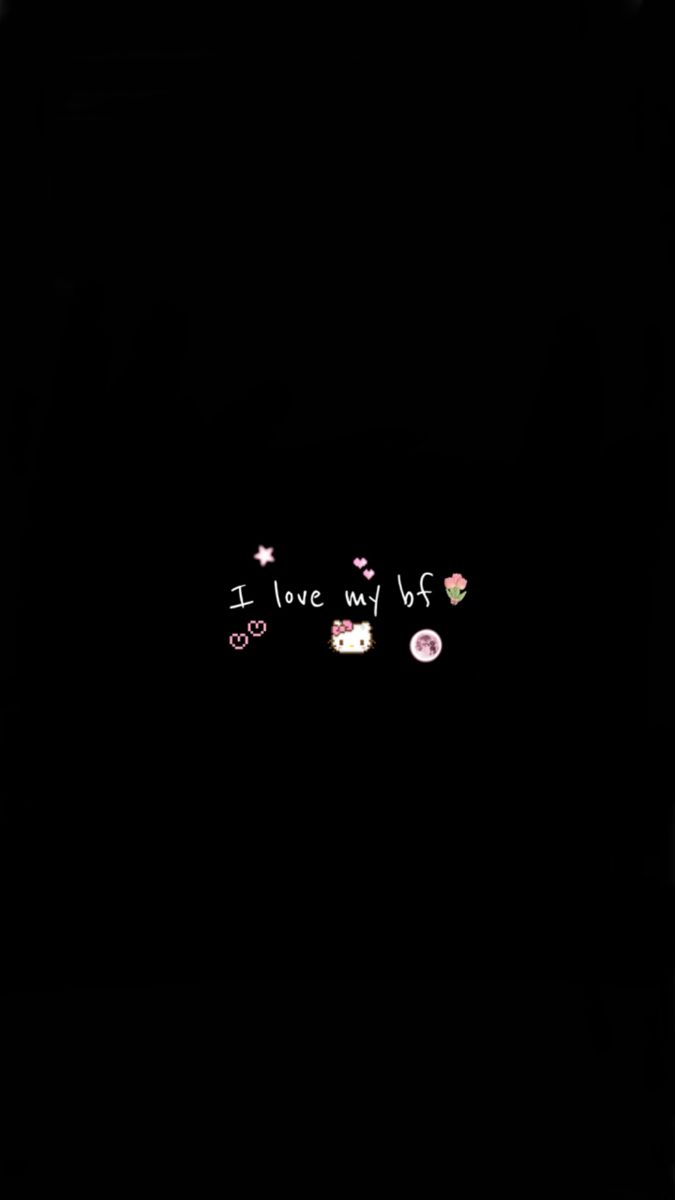 the words i love my life are written in white letters on a black background with pink hearts