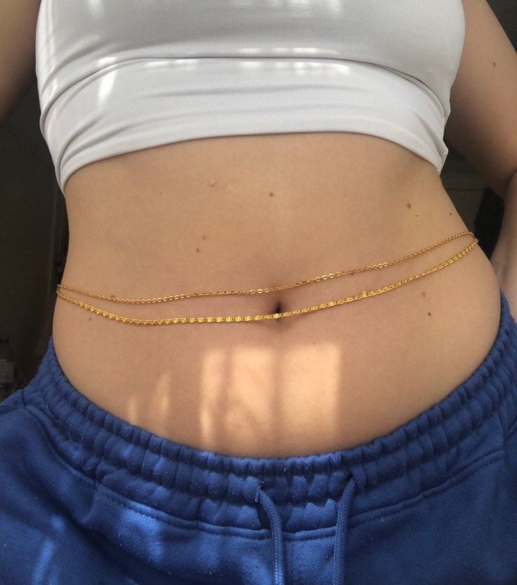 Cute handmade double belly chain. Approx 83cm and adjustable Available in Gold and Silver  You can also request a specific measurement if needed. Avoid exposure to water Dainty Waist Chain With Adjustable Chain, Adjustable Dainty Waist Chain, Adjustable Delicate Chain Body Jewelry For Festival, Dainty Adjustable Delicate Waist Chain, Dainty Gold Festival Body Jewelry, Bohemian Gold Waist Chain As Gift, Dainty Adjustable Gold Waist Chain, Bohemian Gold Chain Belt Gift, Bohemian Gold Chain Belt As A Gift