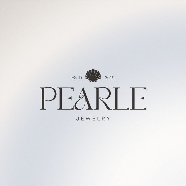 Pearl jewelry logo design. Natural materials and textures are the inspiration for this design. You can see the complete project in my Behans profile! Thanks for watching! Jewelry Brand Name Ideas Logo, Jewelry Design Logo, Pearl Graphic Design, Jewelry Company Logo, Pearl Logo Design Ideas, Graphic Design Jewelry, Jewelry Logo Branding, Beads Logo Design, Pearl Logo Design