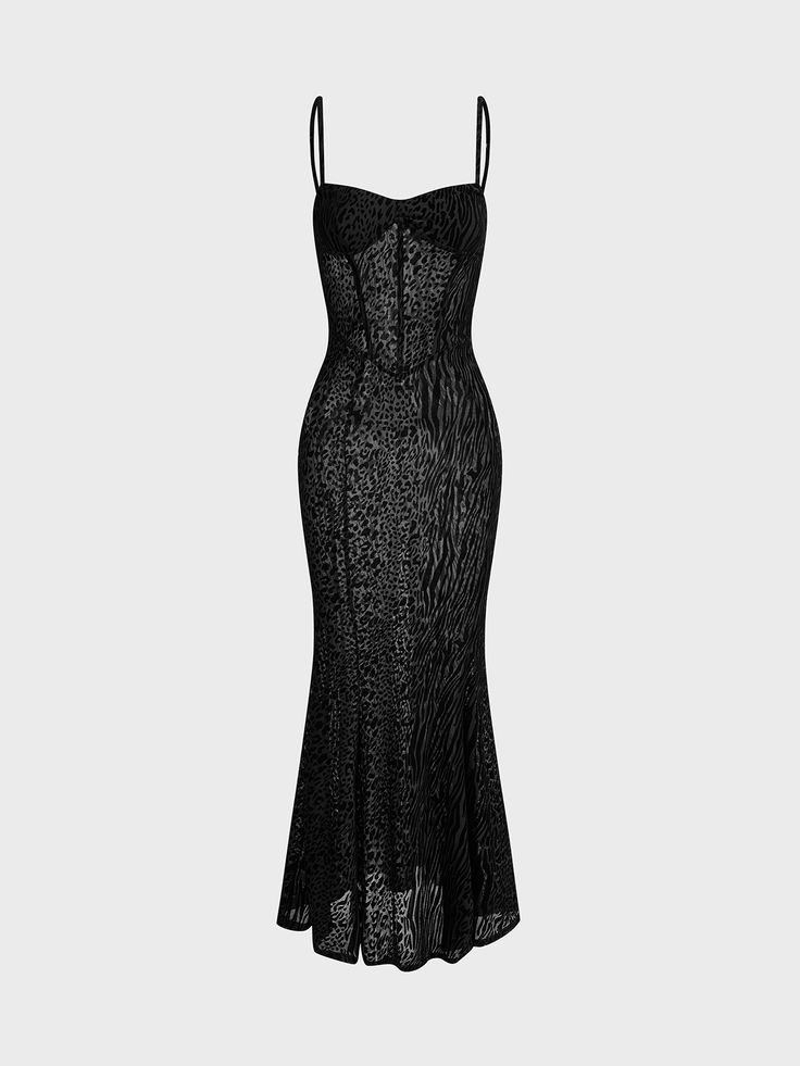 Affordable price buy Dresses on Kollyy, SPU: 48Q16DR4G7C52, Color: Black, Waistlines:High Waist, Material:Mesh. Black Tie Maxi Dress, Y2k Maxi Dress, 2005 Fashion, Black Lace Dress Long, Tie Maxi Dress, Buy Dresses, Leopard Fashion, Black Lace Dress, Top T Shirt