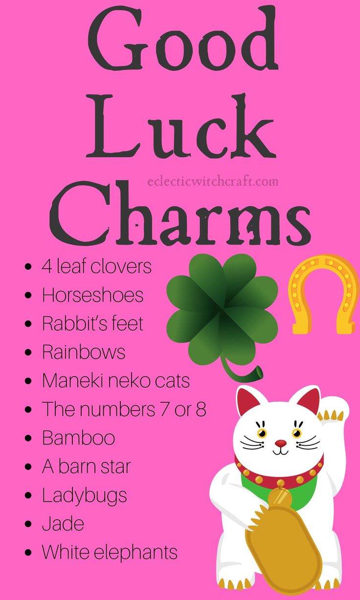 the good luck charms poster is shown