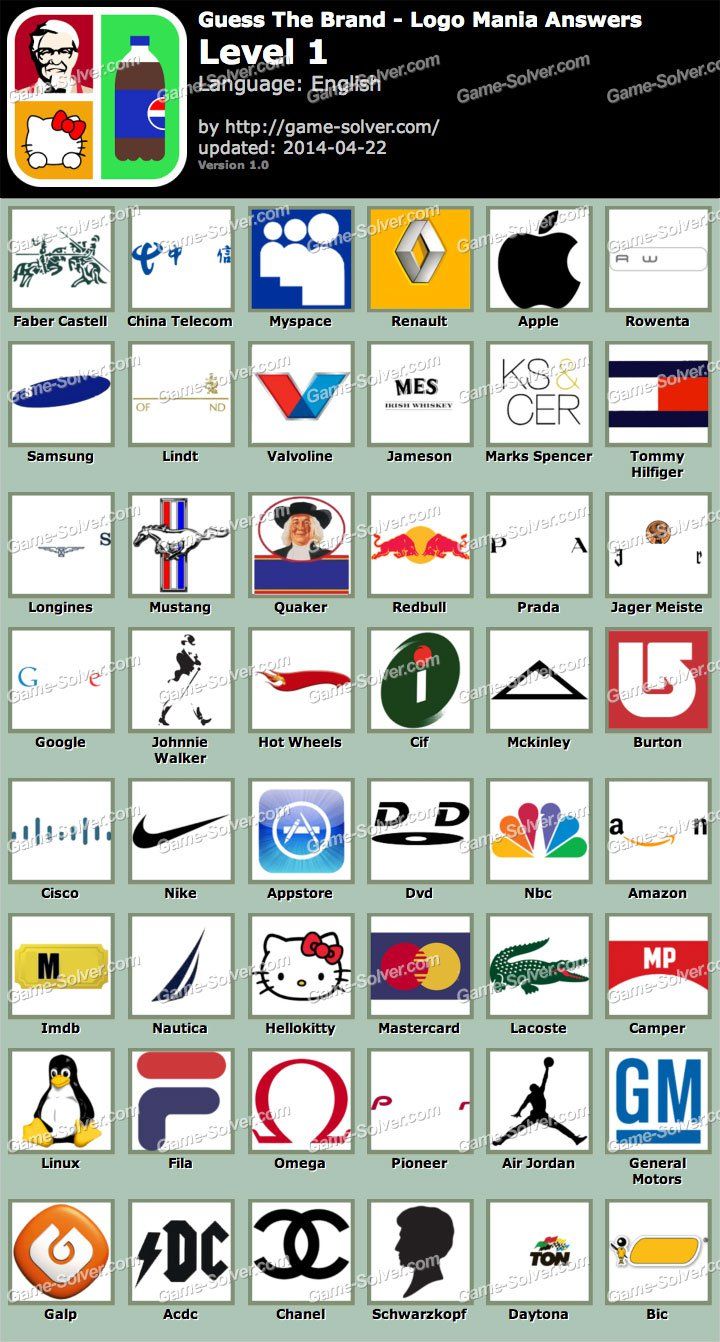 an image of many different logos on the same page, including one for each company