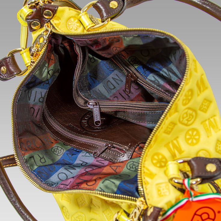 https://www.designeritalianbags.com//wp-content/uploads/2023/08/Marino-Orlandi-Yellow-Leather-Monogram-Hobo_01MO4590MLYL.mp4
Marino Orlandi Women’s Large Italian Designer Handbag Hobo Purse Tote Crossbody Bag Tote MO Logo Printed Samoan Sun Genuine Leather Top Handle Handbag with Tassel – $1,195 Retail Price! Another gorgeous creation from the Italian maestro! This one of a kind purse is made of all new on trend MO logo printed soft leather trimmed in matching yellow patent leather. Classic hobo Designer Yellow Bags For Everyday Use, Yellow Shoulder Bag For Daily Use With Dust Bag, Designer Yellow Top Handle Shoulder Bag, Yellow Shoulder Bag With Top Handle And Handle Drop, Yellow Tote Shoulder Bag With Dust Bag, Elegant Yellow Leather Hobo Bag, Designer Yellow Shoulder Bag With Detachable Strap, Designer Yellow Shoulder Bag With Removable Pouch, Yellow Shoulder Bag With Gold-tone Hardware For Travel