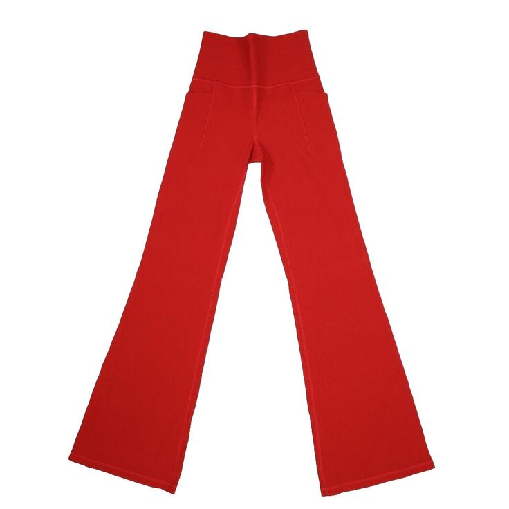 Athleta Salutation Stash Rib Flare Yoga Studio Pant Candy Red Pockets Womens Xs Womens Size Xs. 85% Nylon 15% Elastane For: Yoga Or Studio Practice Feel: Premium Ribbed Fabric Elevates Your Look On And Off The Mat Fave: Bonded Side Stash Pockets To Store Your Essentials #467898 Semi-Fitted, Skims Easily Over The Body Sits At The Natural Waist Fitted Next To The Body And Flares At The Knee Why Shop With Us?Customer Service Is Our #1 Priority Excellent Pricing Excellent Feedback Quality Assurance Red Athleisure Sweatpants For Loungewear, Red Athleisure Sweatpants With Pockets, Red Stretch Full-length Sweatpants, Red Stretch Full Length Sweatpants, Red Athleisure Sweatpants For Sports, Sporty Red Loungewear Bottoms, Sporty Red Full-length Sweatpants, Red Athleisure Bottoms For Loungewear, Red Athleisure Sweatpants For Gym